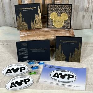 Disney Premier Passport Collector’s Boxes and Annual Passholder Bundle Set
